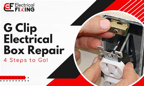 g clip electrical box repair ace hardware|plastic box repair clips.